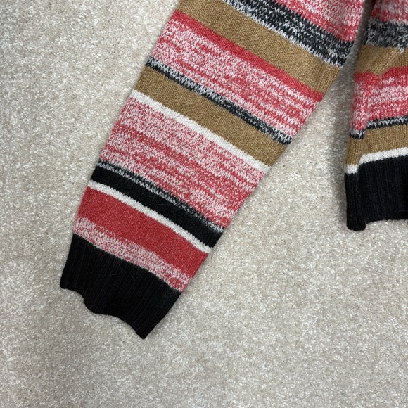 NWT BP Nordstrom Cardigan Sweater Size Medium Stripe Long Sleeve Crop - Picture 4 of 7